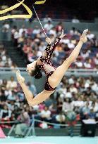 Kabaeva wins rhythmic gymnastics world crown